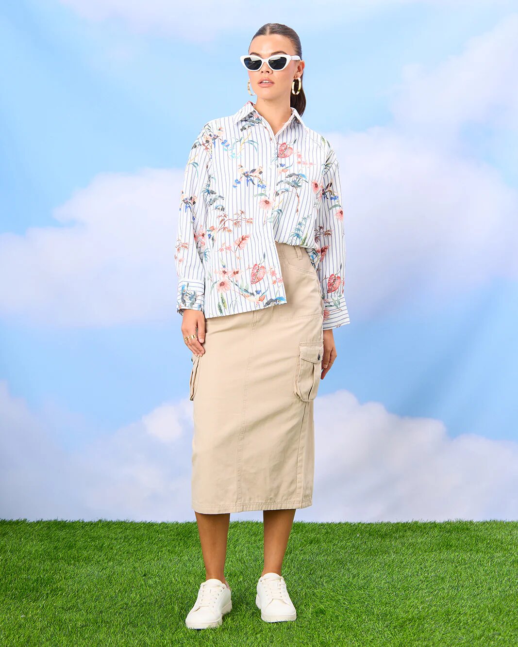 Блуза REDTAG, размер 18, белый — фото 1