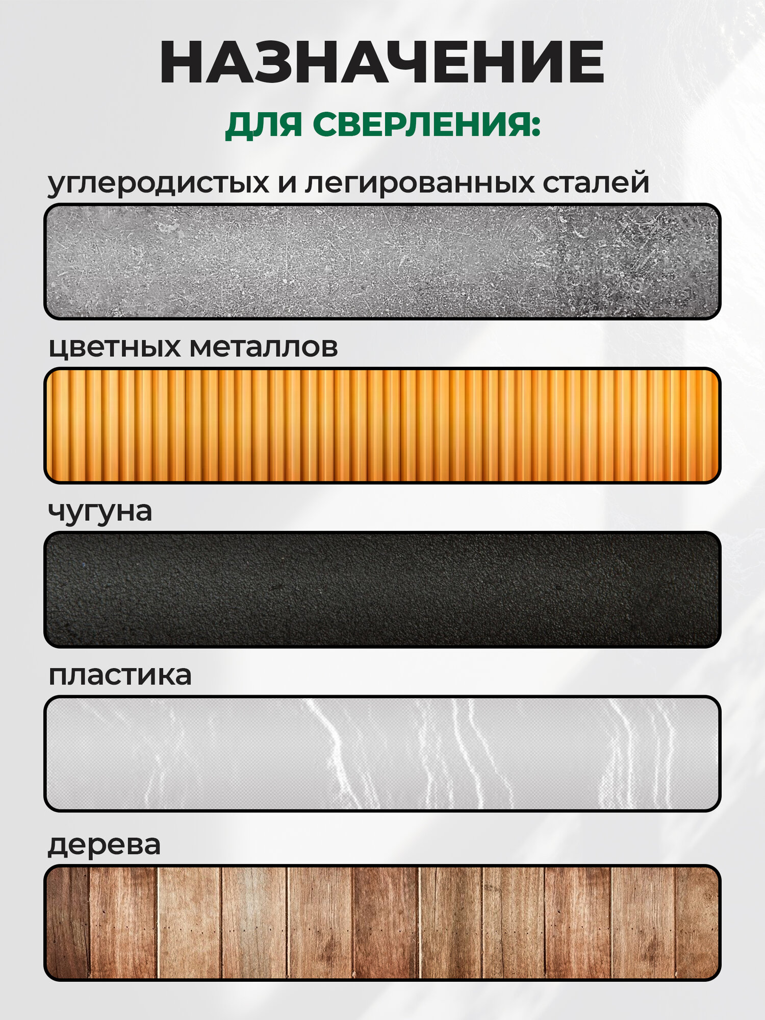 Набор сверл ВОЛАТ 86000-13, по металлу, 13 штук, 2-8 мм, быстрорежущая сталь — фото 1