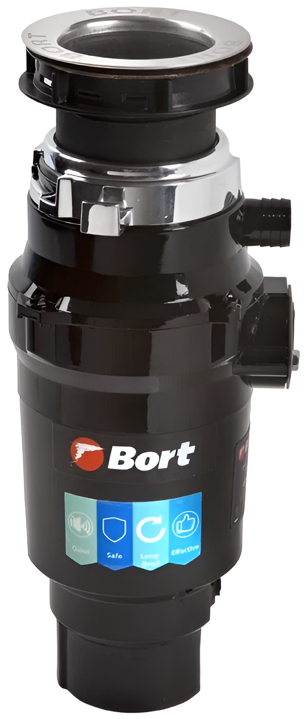 Бытовой измельчитель пищевых отходов Bort MASTER ECO черный