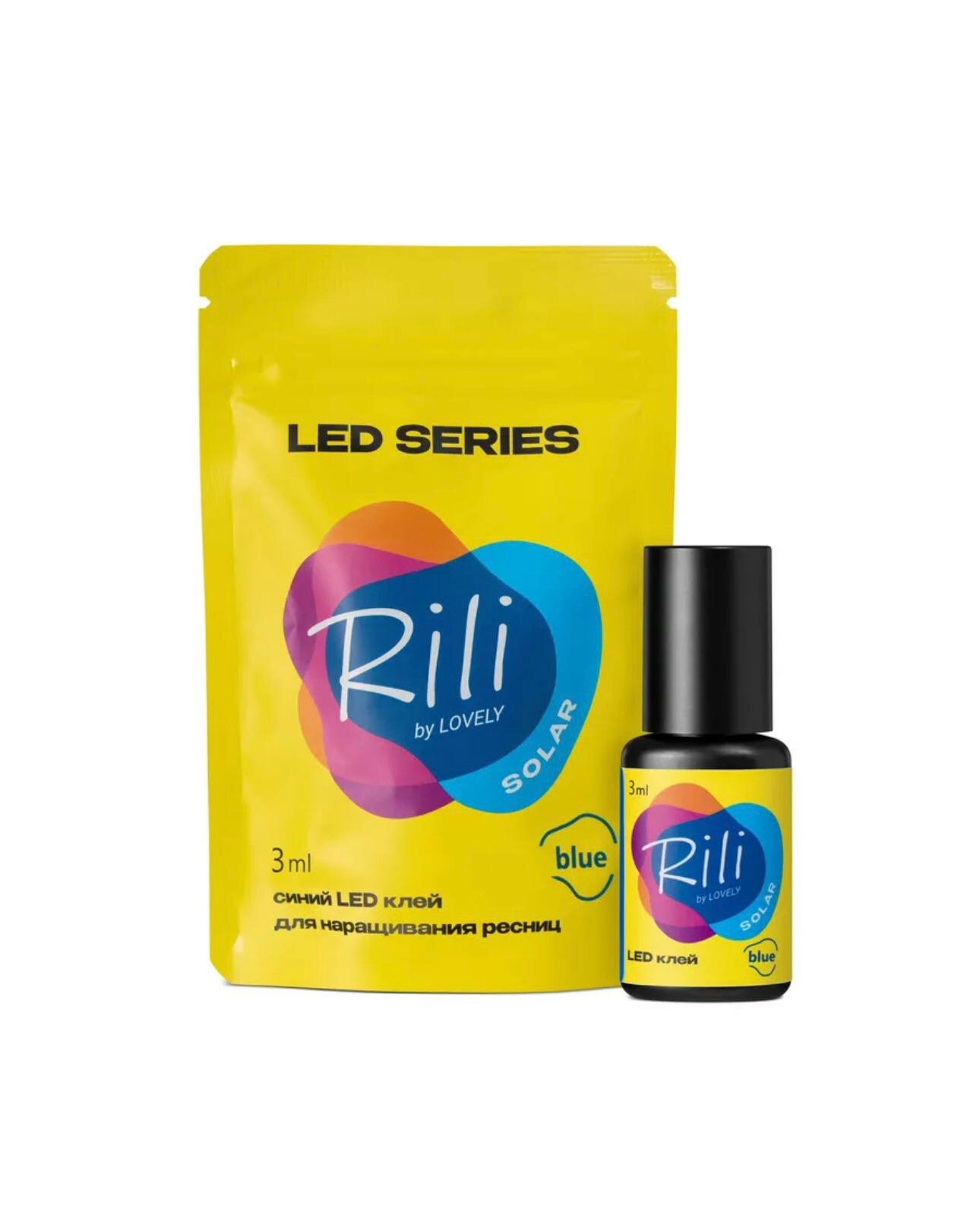 LED-клей Rili Solar, для наращивания ресниц, профессиональный — фото 1
