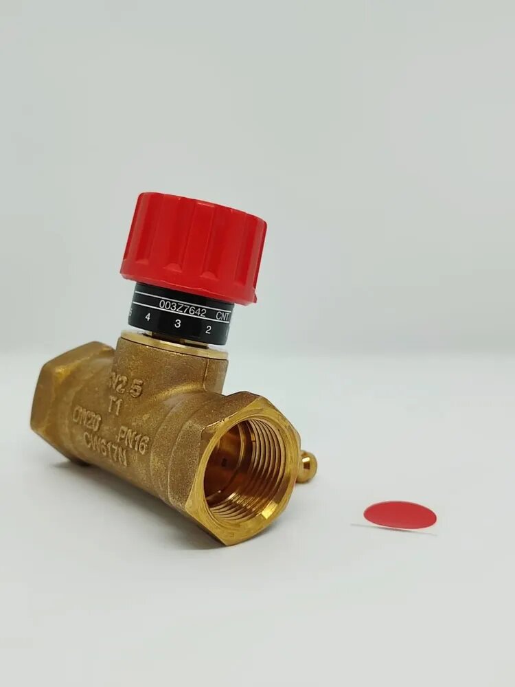 Балансировочный клапан CNT / ASV-I Danfoss 003Z7642 / 003L7642 Ду20 Kvs 25 3/4 латунь с ниппелями