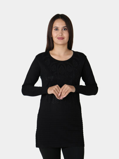 Платье , размер One Size, черный