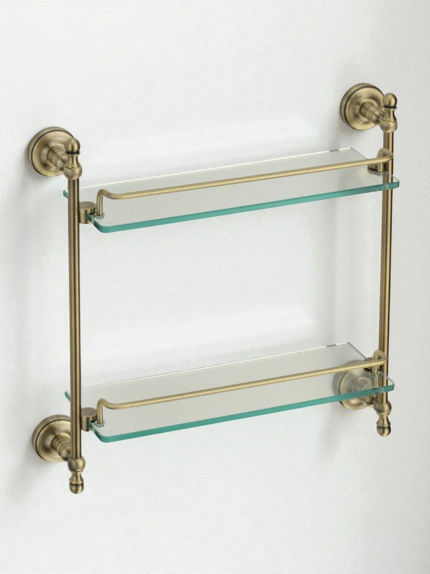 Полка стеклянная 2-я GANZER GZ31077-D