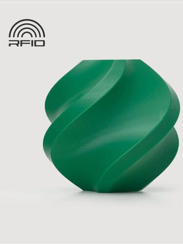 Изображение товара Филамент PLA Basic 1 кг, пластик Bambu Lab для 3d принтера, на катушке зеленый