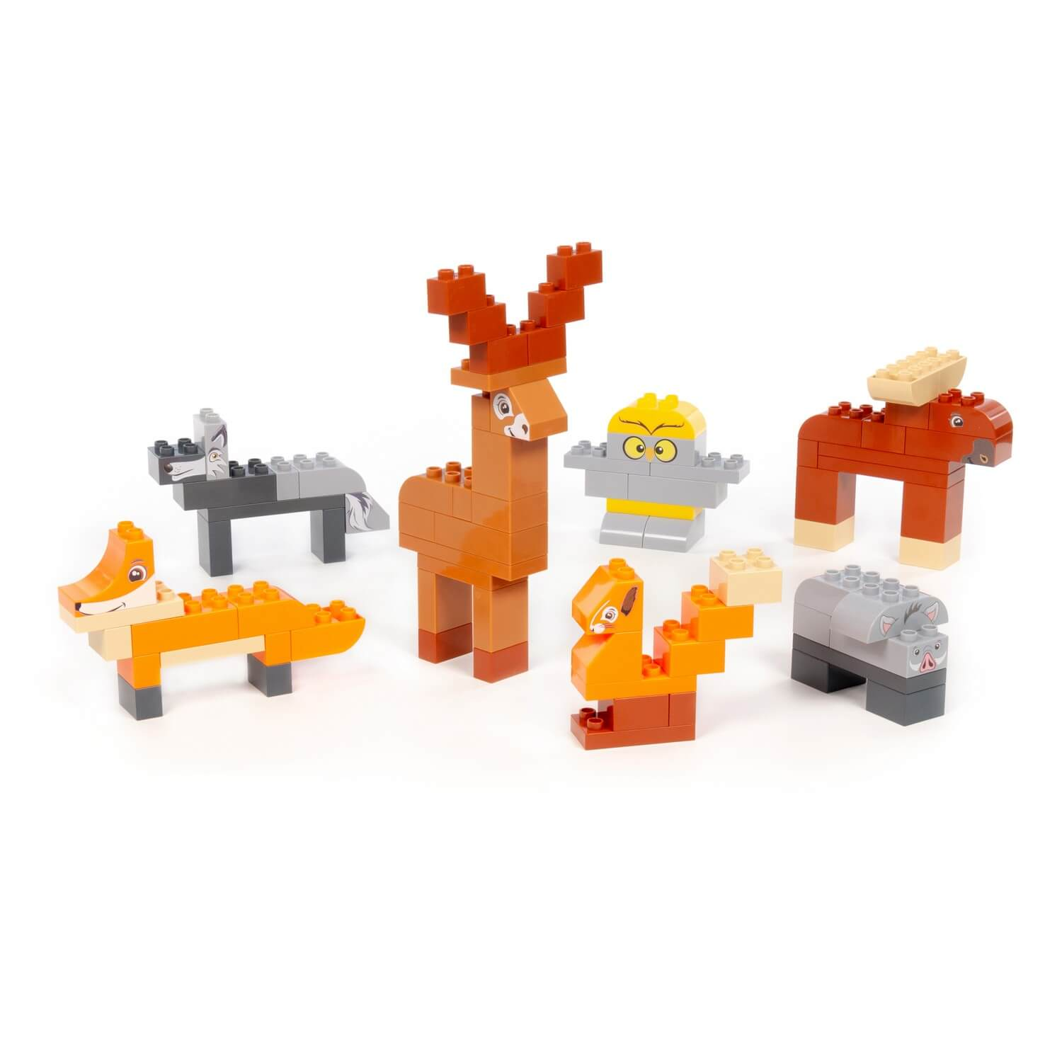 Конструктор Полесье "Макси" Лесные жители (80 элементов) — фото 1