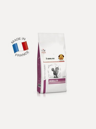 Изображение товара Mobility Feline (2 кг). Корм сухой диетический для взрослых кошек, предназначенный для улучшения подвижности суставов.