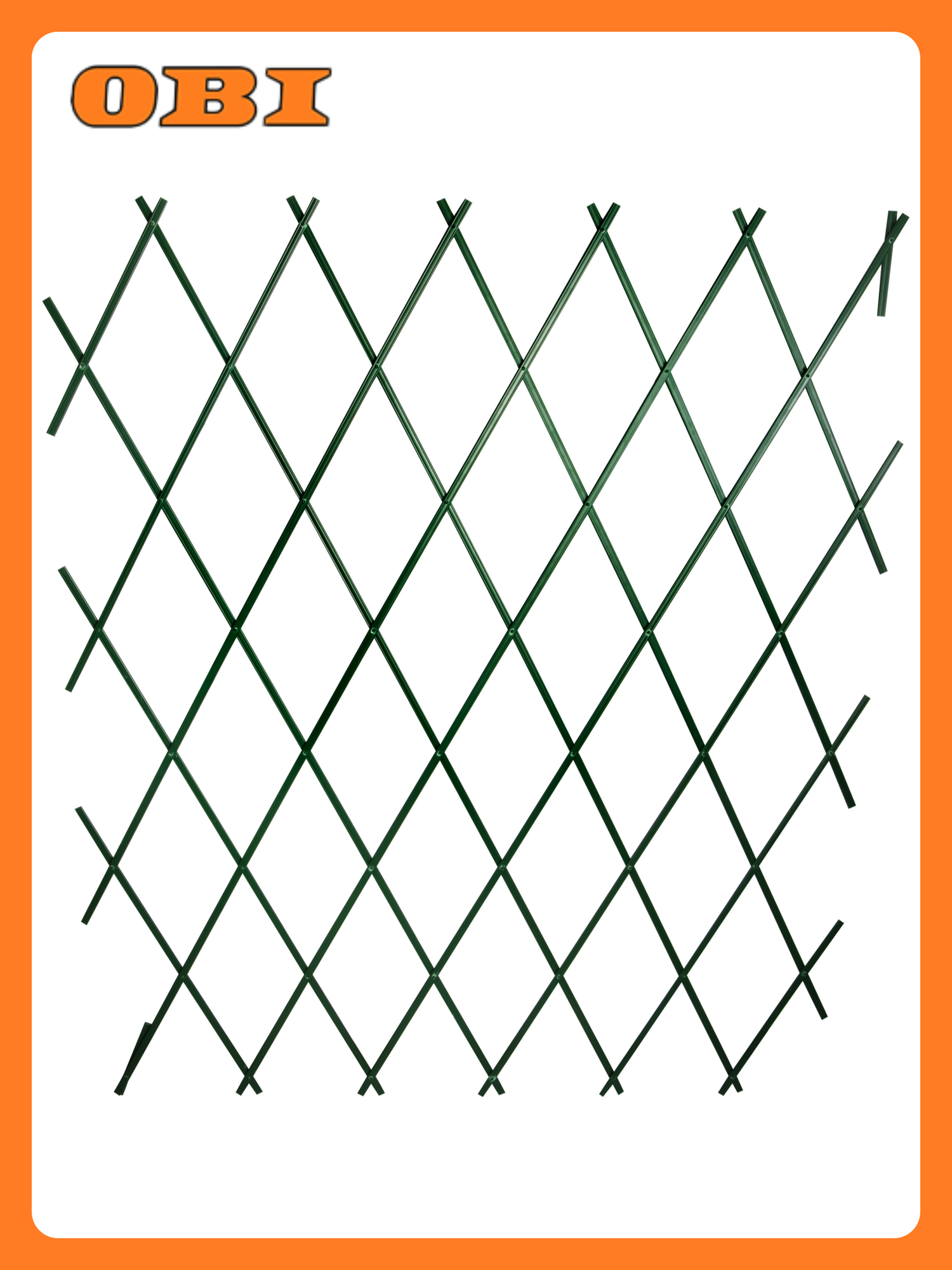 Забор для клумб 178272 длина 180 см высота 120 см пластик зеленый вес 0.55 кг