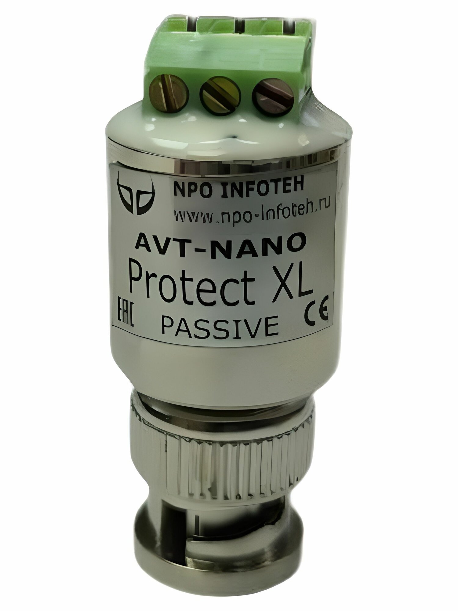 Усиленная грозозащита AVT-Nano Protect XL (грозозащита цепей ahd/cvi/tvi/cvbs)