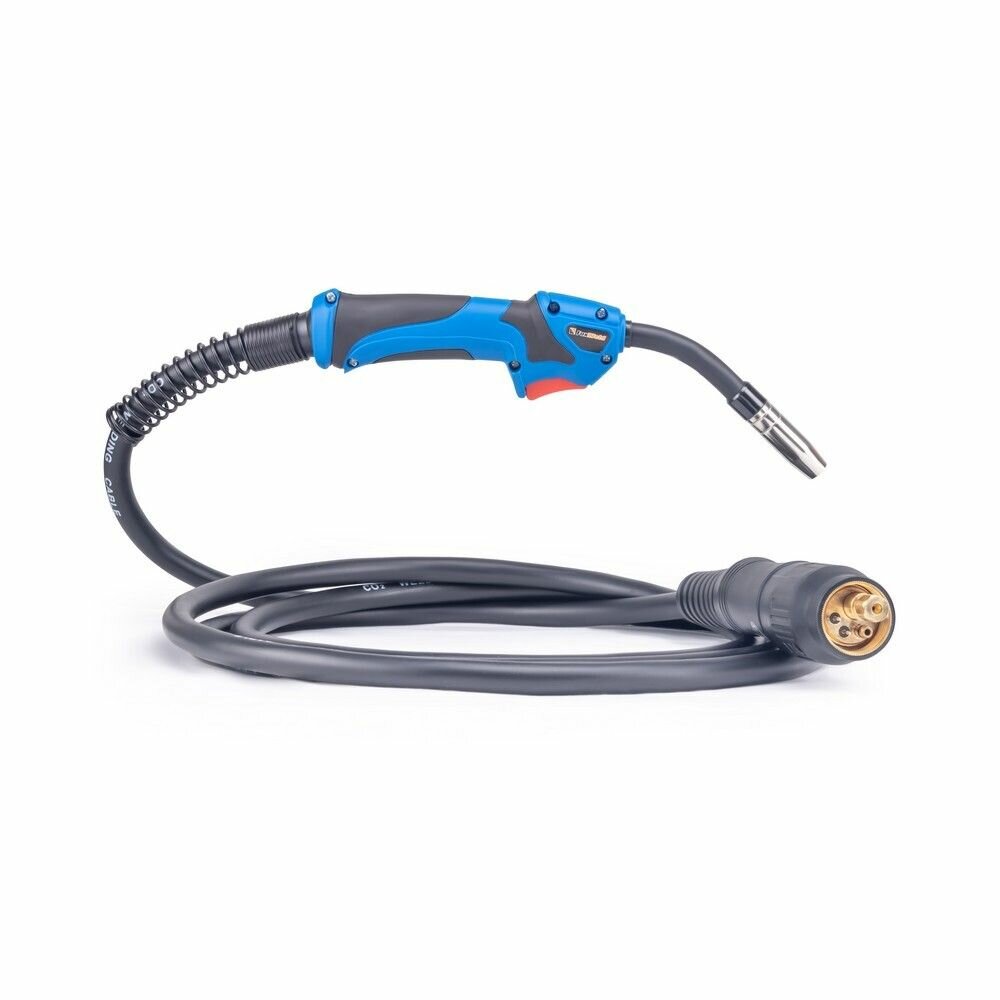 Сварочная горелка Uno MIG-15 кабель 3м; 0,8-1,0 мм проволока, ток 180А; шарнир, курок, воздушное охлаждение — фото 1
