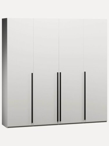 Изображение товара Шкаф распашной Лорена Пакс-4 Белый для одежды четырехдверный 220*200*40