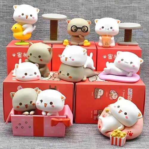фото Miniso фигурки-сюрпризы kawaii mitao cat