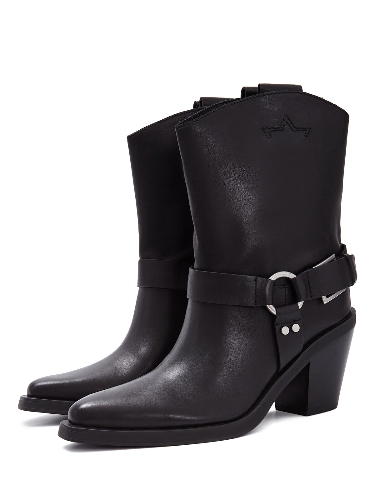 Полусапоги ASH, размер 36, черный — фото 1