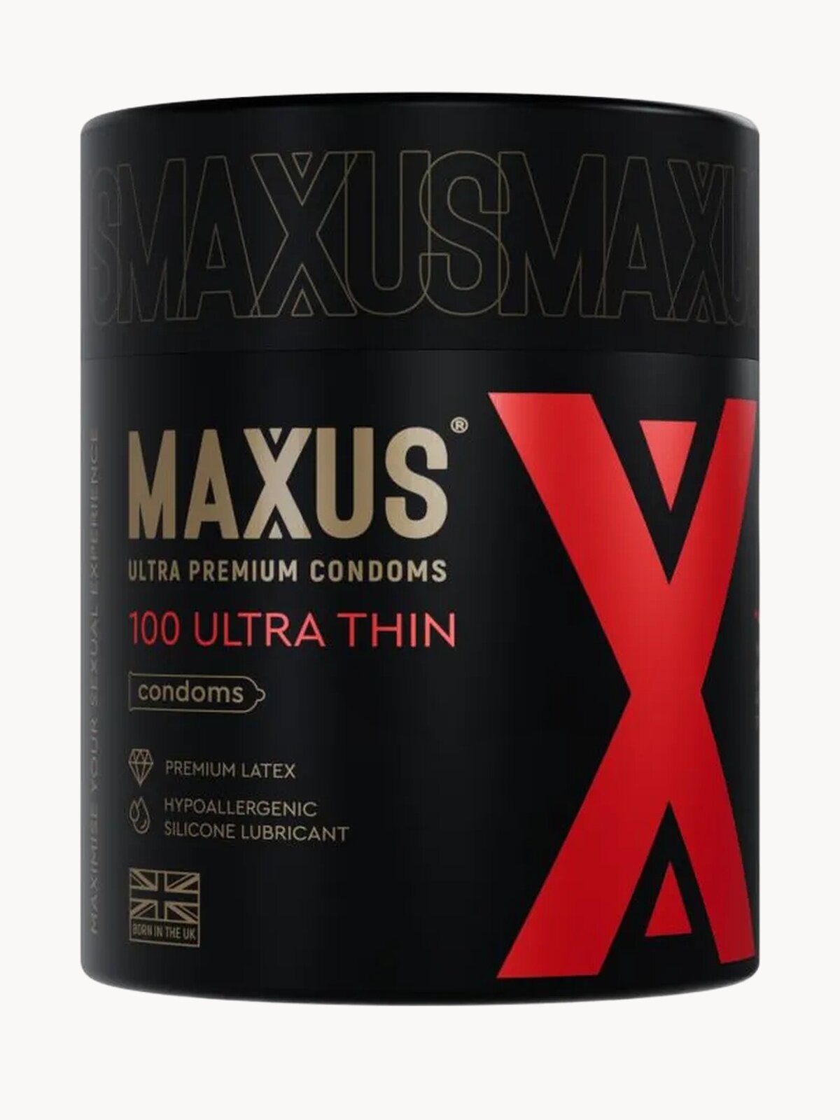 Презервативы 100 шт ультратонкие MAXUS So Much Sex Ultra Thin, кейс в подарок