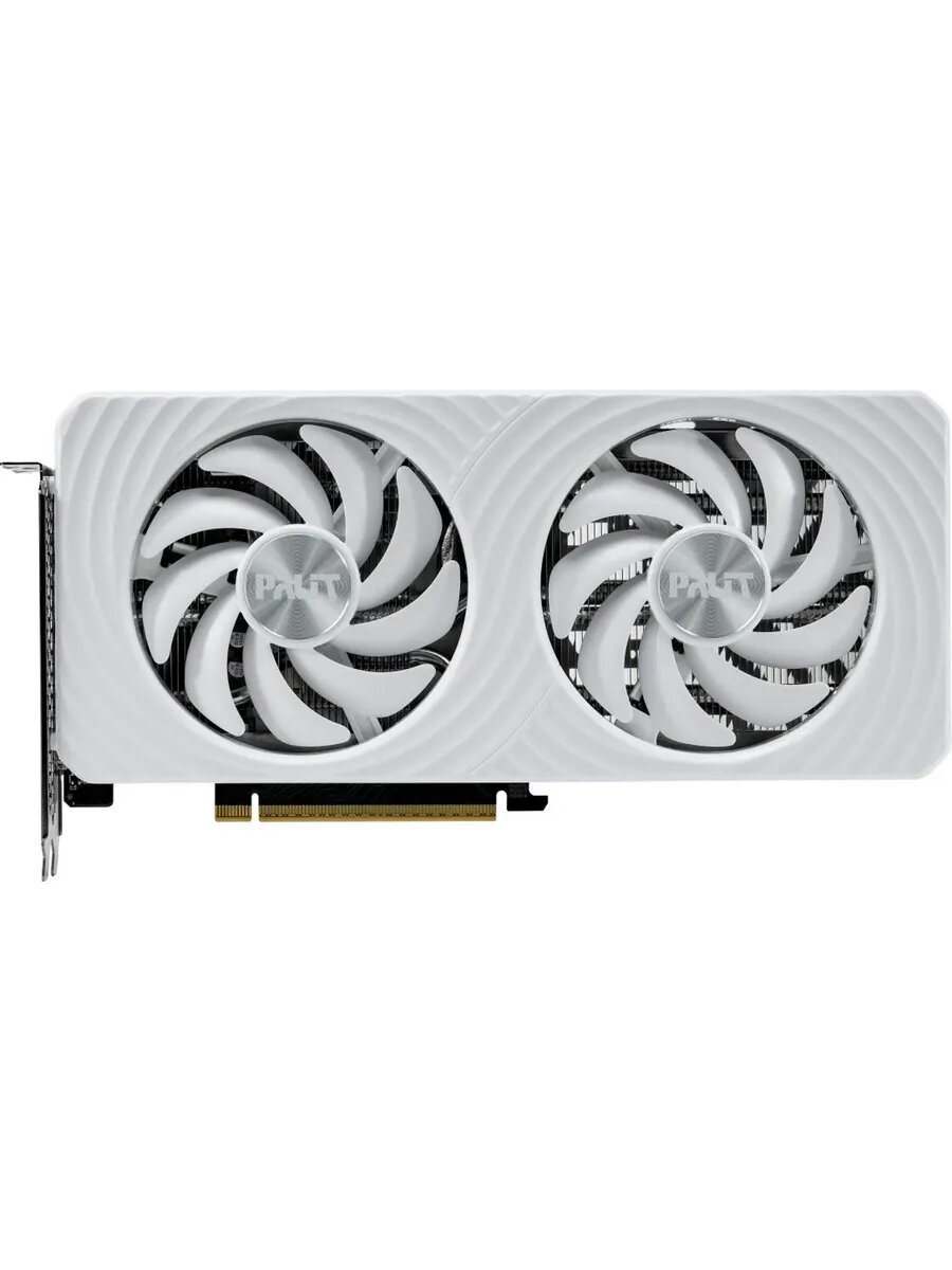 Видеокарта Palit GeForce RTX 5060 Ti White OC 16G (NE7506TU19T1-GB2061M) белого цвета