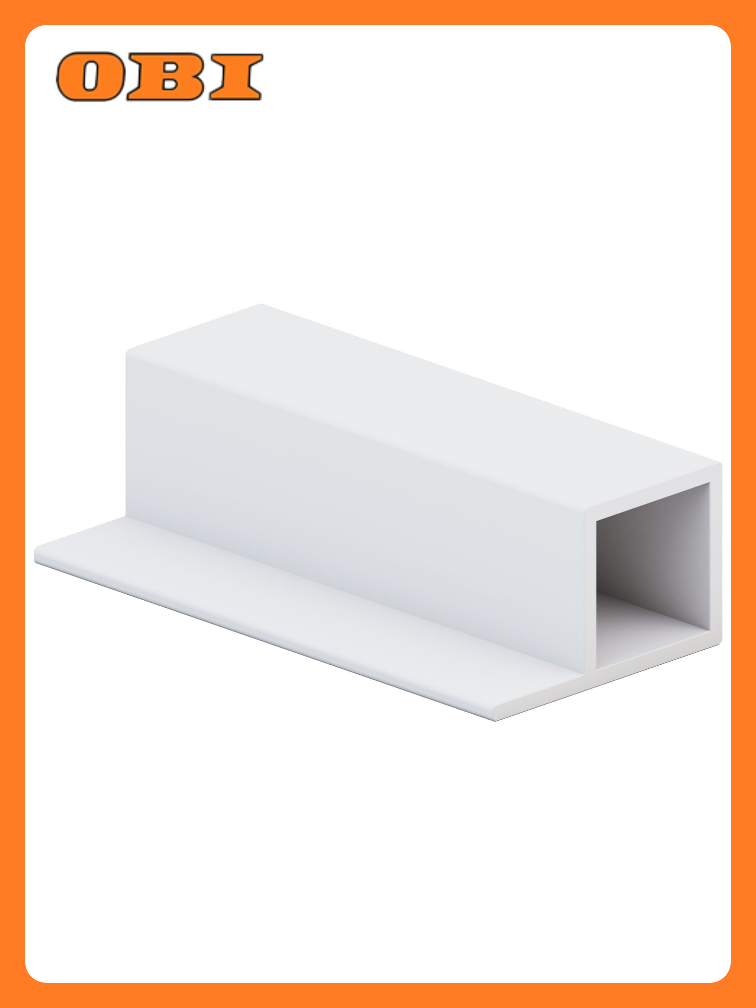 Профиль под ЛДСП найди 2000 мм белый муар