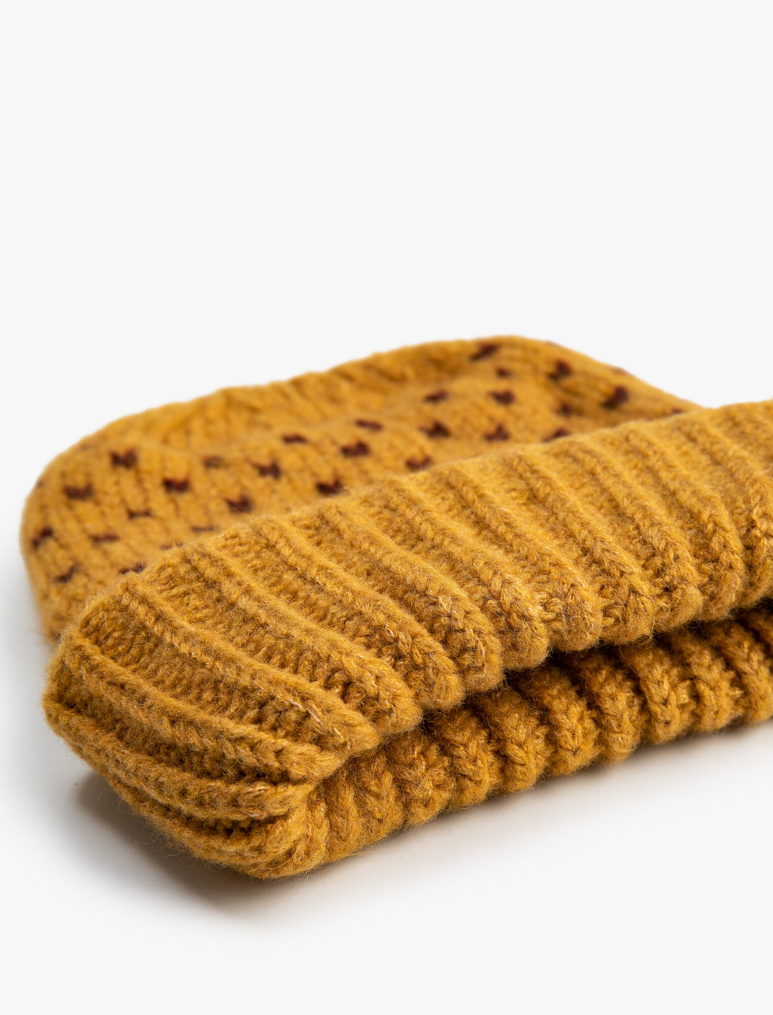 Шапка KOTON Женская шапка для женщин, размер универсальный - one size, Желтый — фото 1