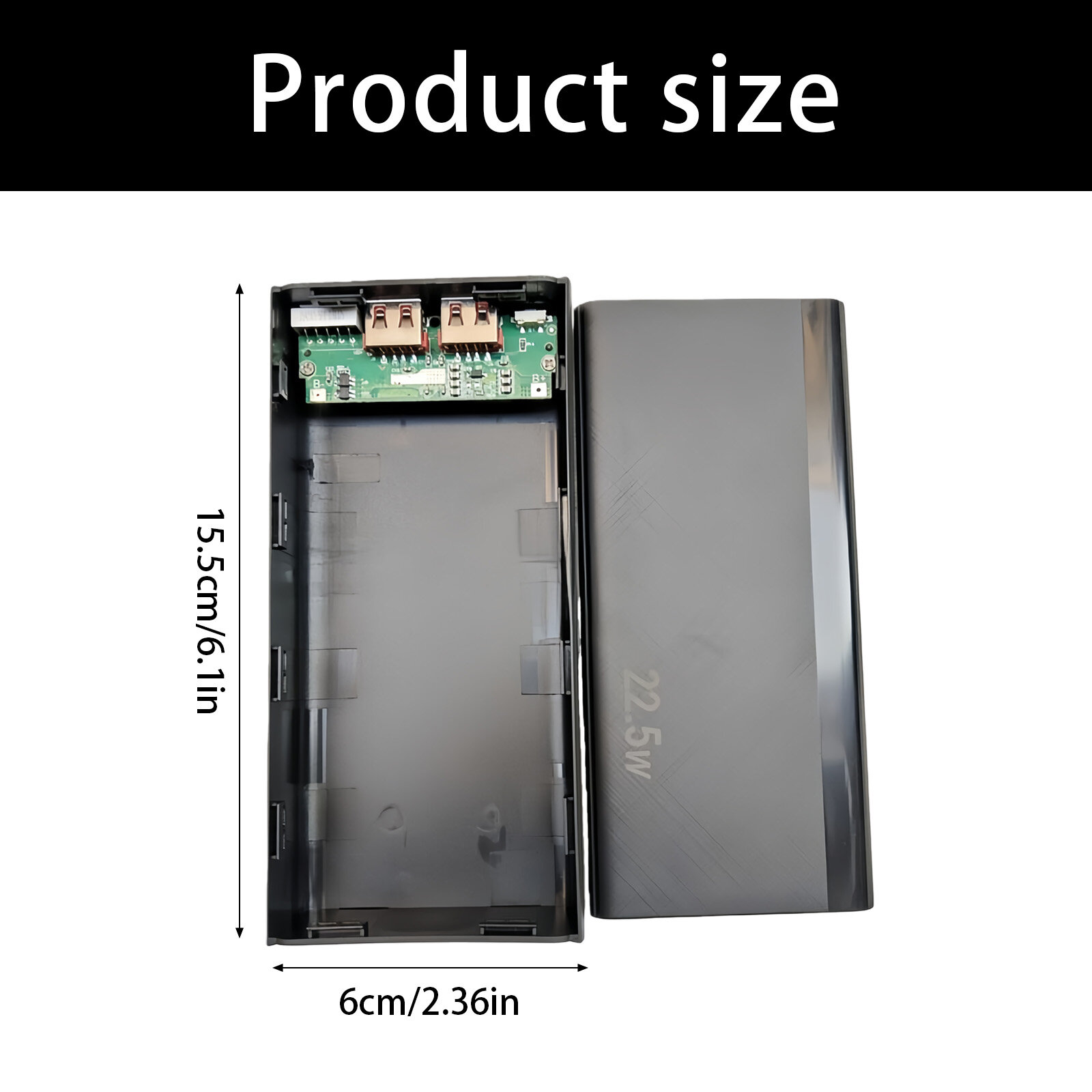 Чехол для аккумулятора 225W 1260110 с быстрой зарядкой съемный