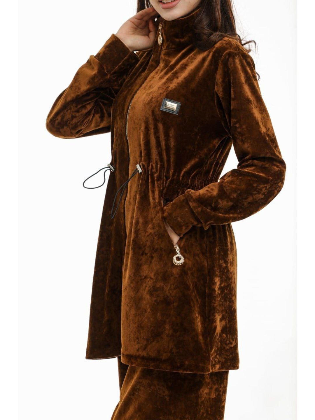 Комплект одежды , размер М, коричневый — фото 1