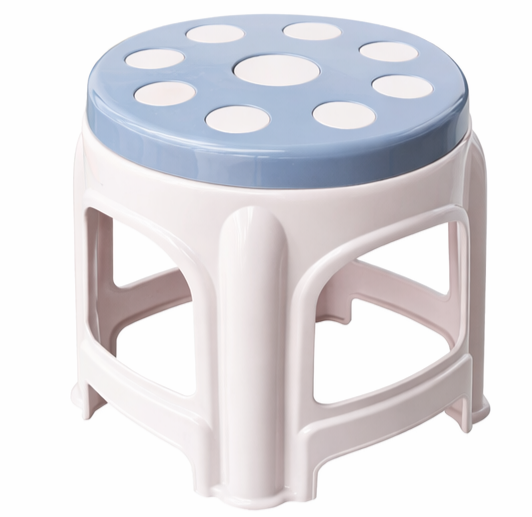 Табуретка, стул из пластика изготовлен из прочного пластика. — фото 1