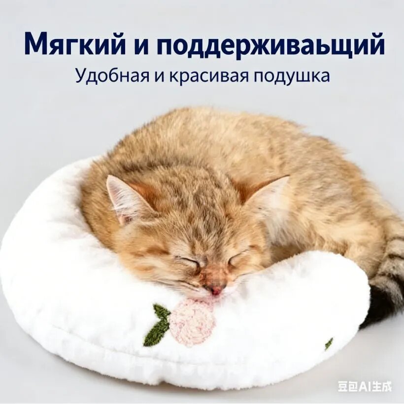 Подушка для сна для кошек и собак, плюшевый коврик для сна для домашних животных, товары для животных