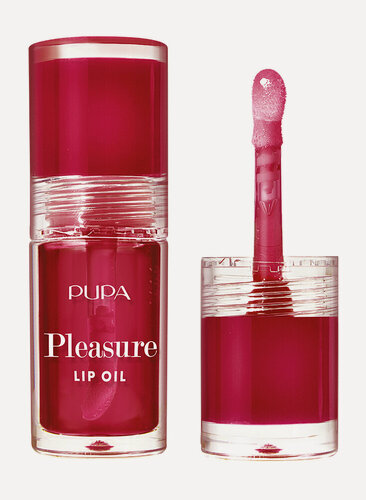 Изображение товара PUPA Масло для губ Pleasure Lip Oil, 5 мл, 004 Juicy Cherry