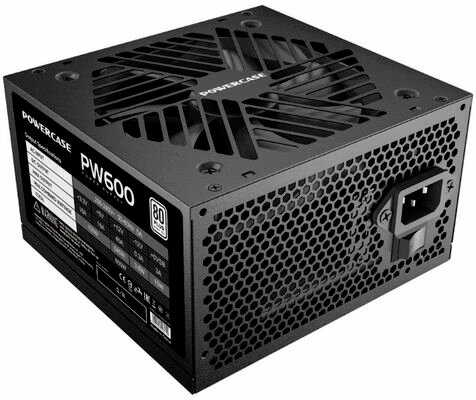 Блок питания Powercase PW600 80 Plus, ATX 2.31, 600W, APFC PS-600W-DC