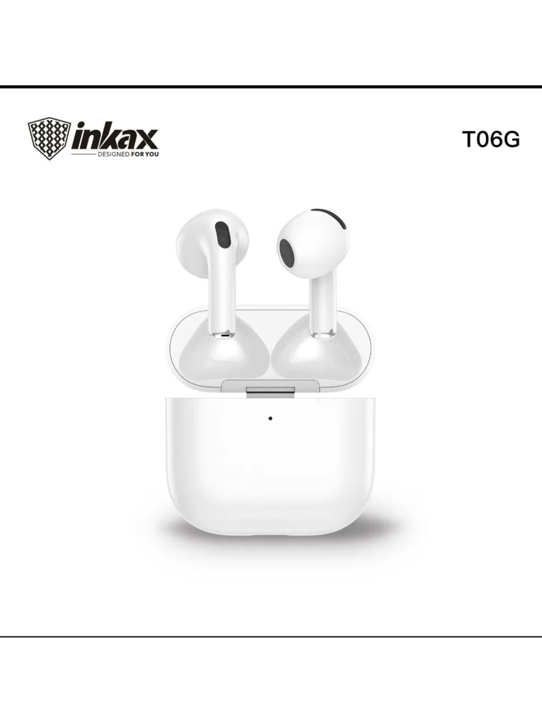 Стильные и высококачественные беспроводные наушники для вашего телефона Inkax T06