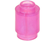 Brick, Round 1 x 1, 3062 Satin Trans-Dark Pink N