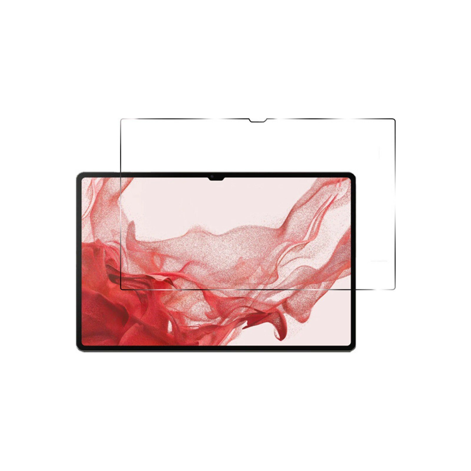 Защитное стекло MyPads Forti Glass для Samsung Galaxy Tab S9 + Plus, закалённое, с олеофобным покрытием