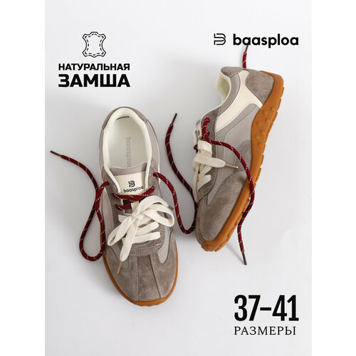 фото Кроссовки baasploa, полнота 6 (ru)/ на среднюю стопу, размер 41, темно-бежевый