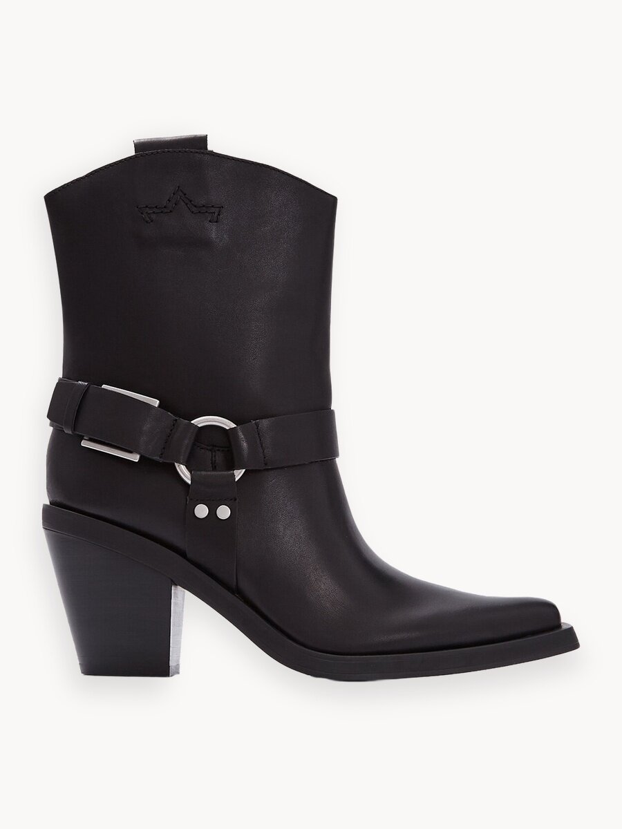 Полусапоги ASH, размер 39, черный