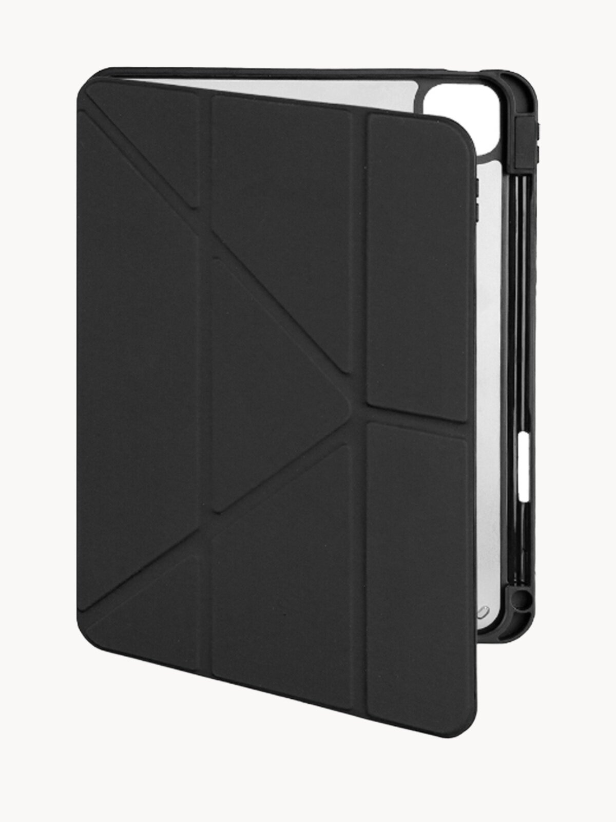 Чехол на Apple iPad Pro 11 дюймов 2024 года Smart Case Folio черный, с отсеком для стилуса и трансформацией в подставку