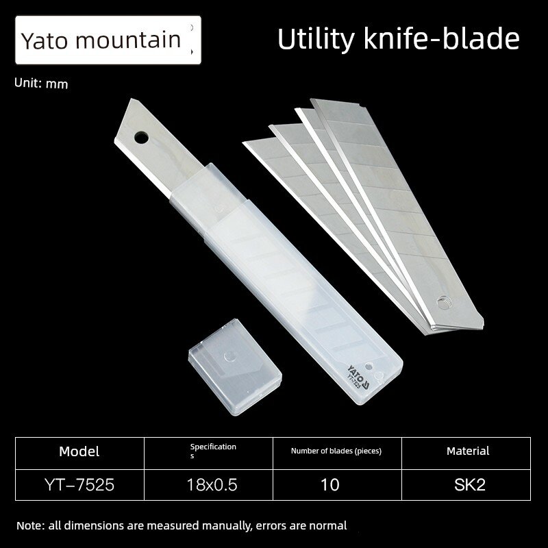 Запасное лезвие из стали SK2 YATO YT-7525 18x0.5 мм для промышленного применения