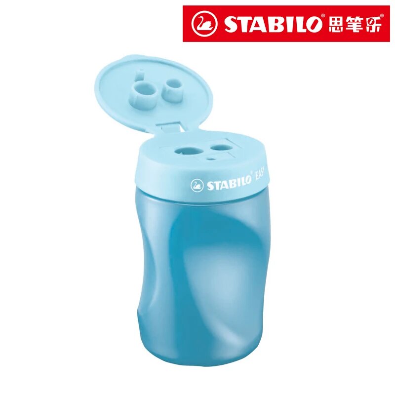 STABILO EASYsharpener 3 в 1 для карандашей розового цвета