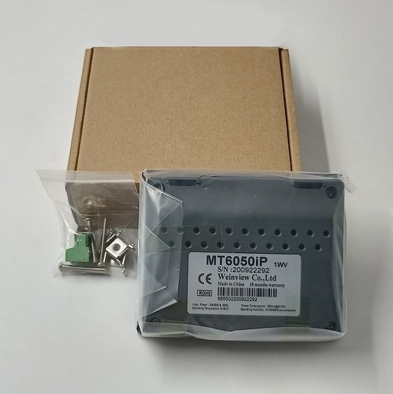 Сенсорная панель Weintek TK6050iP 4.3 HMI RS-232 RS-485 + MPI EBPro Для промышленной автоматизации В наличии с кабелем