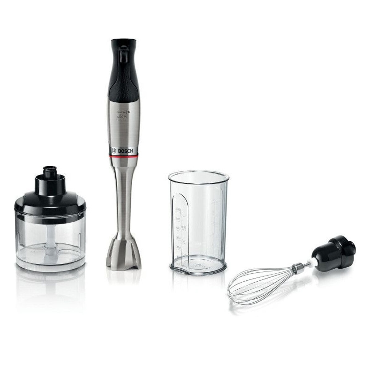 Блендер погружной Bosch MSM6M821 1200Вт нержавеющая сталь/черный (MSM6M821)