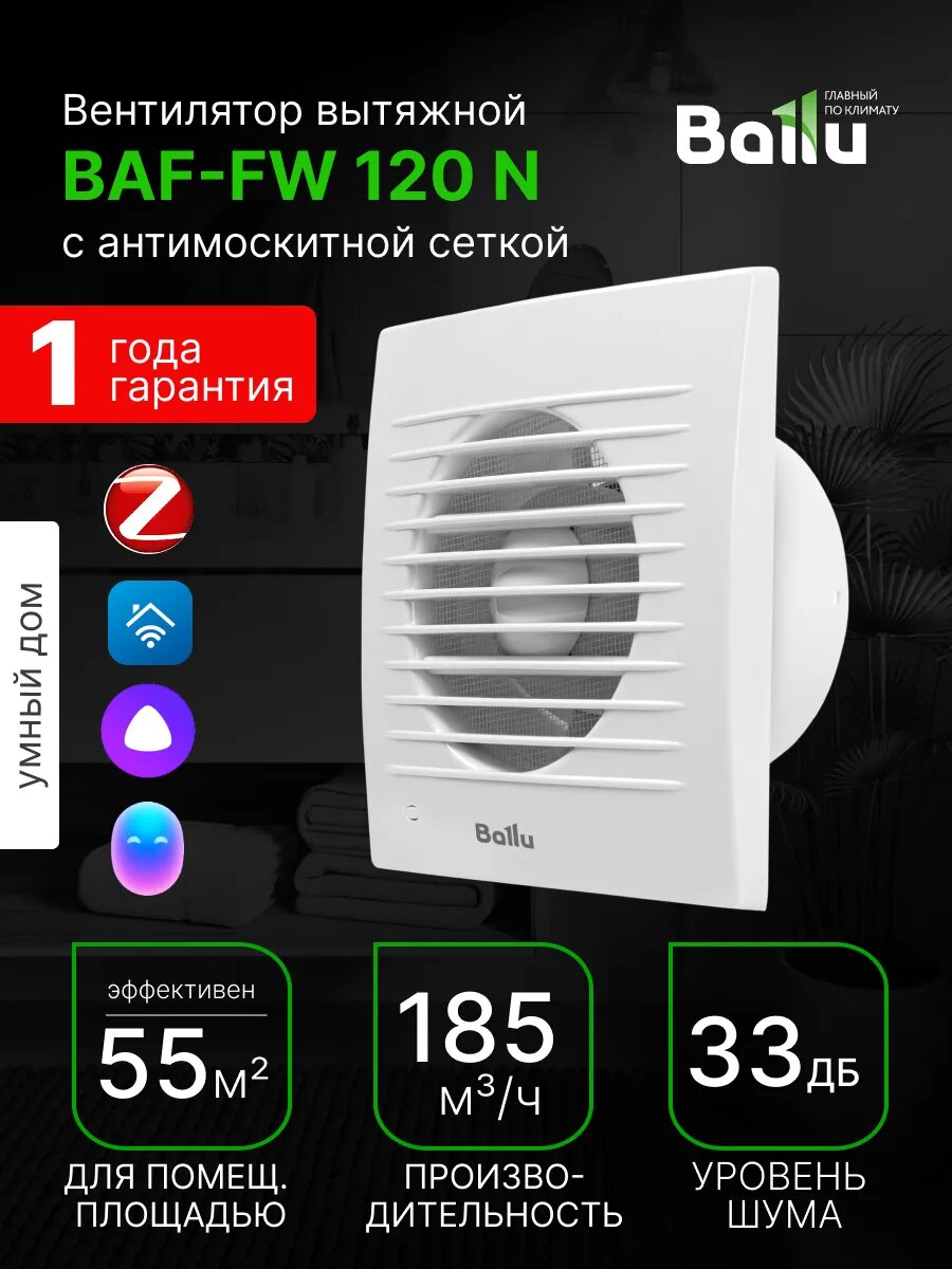 Вентилятор вытяжной BAF-FW
