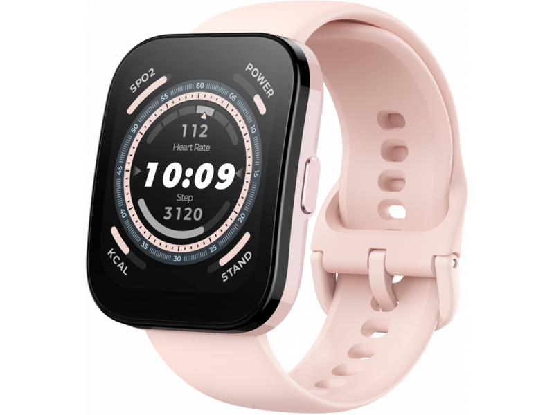 Смарт-часы Amazfit Bip 5 A2215 1.91" TFT корп. розовый рем. розовый разм. брасл:155-210мм (6972596106838)