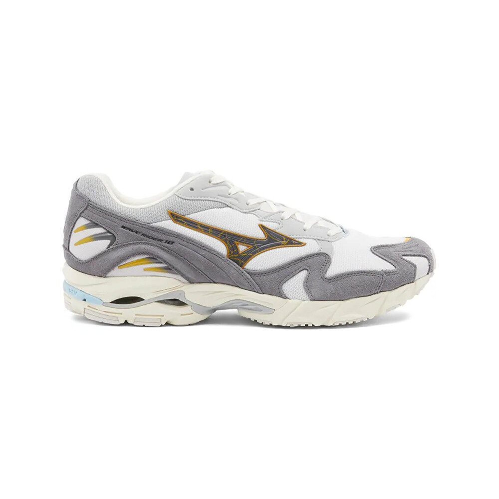 Кроссовки Mizuno Wave Rider 10 2023 (Nimbus Cloud/Black Oyster/ Q.Shade (UK: 8H)), размер 8H, серый