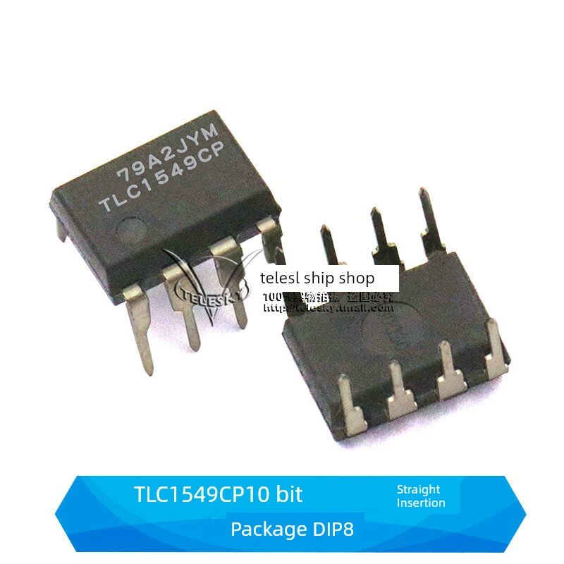 10-битный АЦП TLC1549CP в DIP8 корпусе