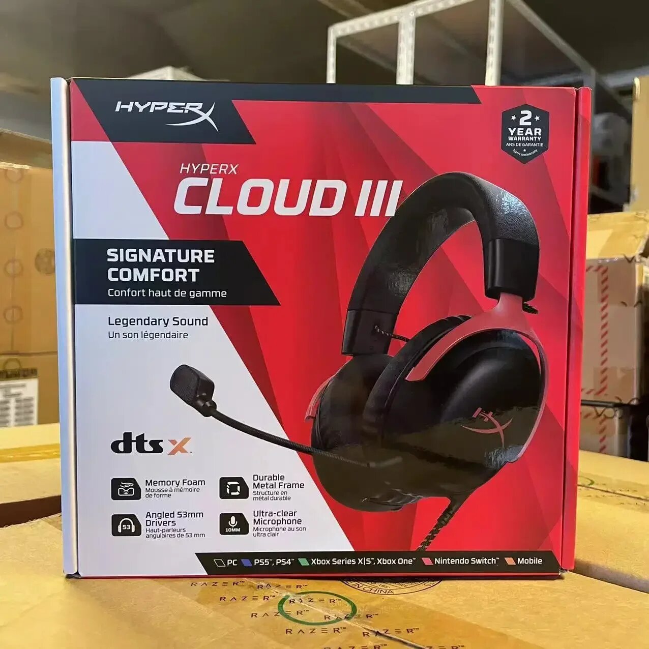 HyperX Cloud 2 II/3 III игровые наушники, cloud 3