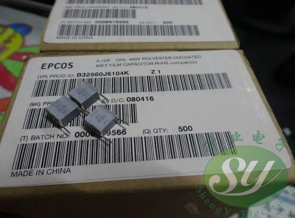 2019 горячая распродажа 20 шт/50 шт Специальные EPCOS 0,1 мкФ/400v 100nf u1 104 новая фотоемкость B32560J6104K Бесплатная доставка, 50PCS