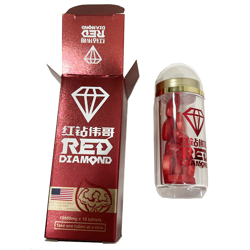 Изображение Красный бриллиант RED DIAMOND - для повышения потенции 10 шт х 19800 мг