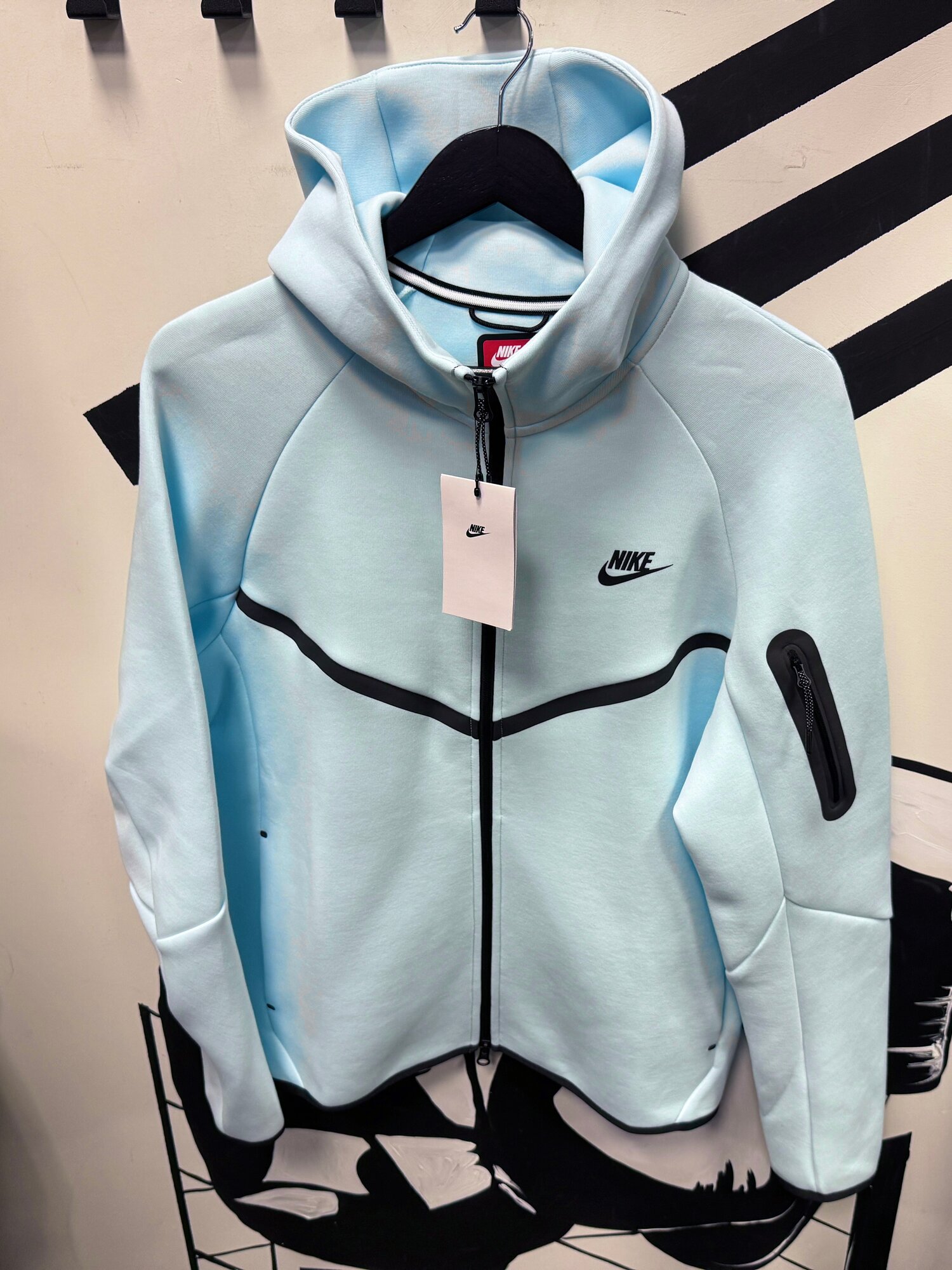 Толстовка спортивная NIKE Tech FLeece, размер XXL, , Glacier Blue — фото 1