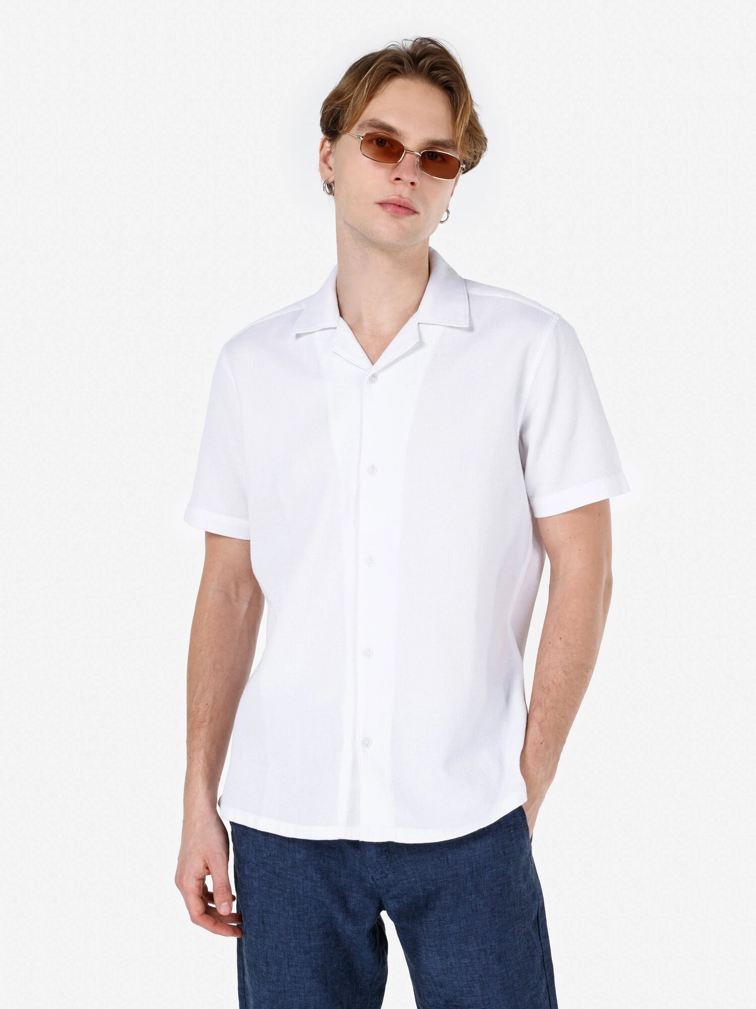 Рубашка COLIN'S Regular Fit, размер XXL, белый