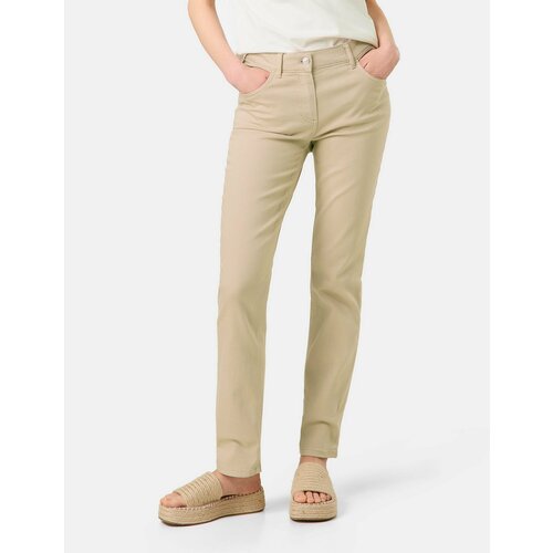 фото Джинсы зауженные gerry weber, размер 42r, бежевый