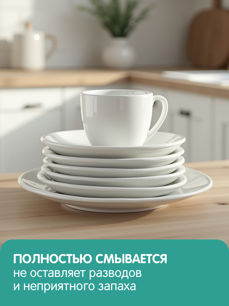 Изображение Гель для посуды YokoSun "Яблоко", гипоаллергенный, с дозатором, 0,5 л