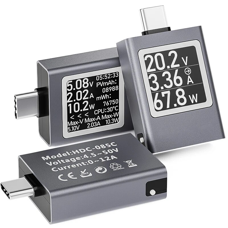 Измеритель мощности USB C alloet