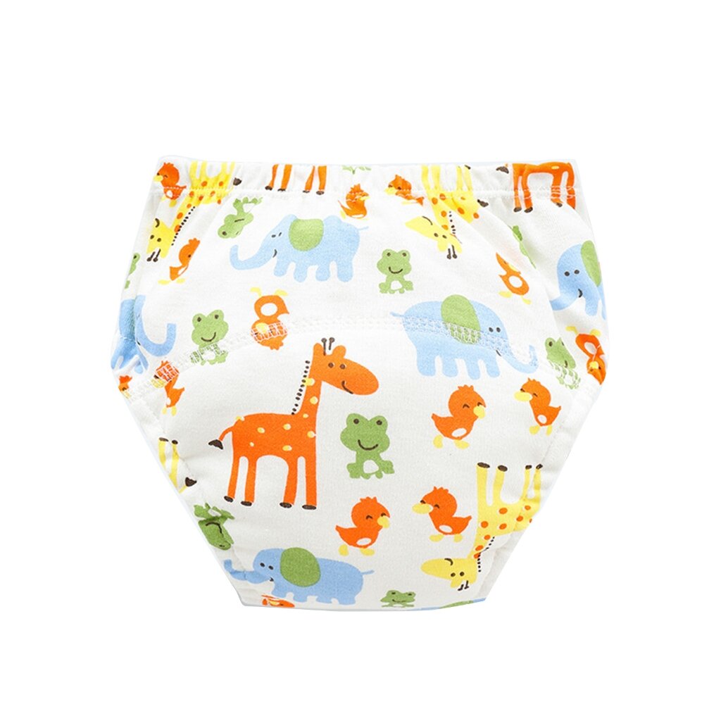 Cartoon Baby Diaper Pants Reusable Infant Nappy Diaper for Boys Girls Breathable Washable Potty Training Diaper Pants