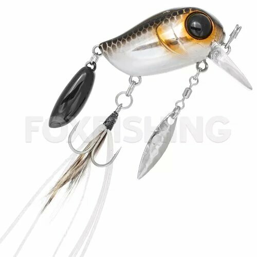 Воблер Jackall Micro Tappy 5,4см. 4,8гр. floating / hl silver & black